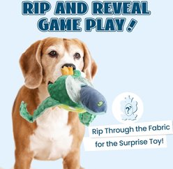 Nocciola 2-in-1 Frog Prince with Hiddent Tadpole Plush Dog Toy slide 2 of 8