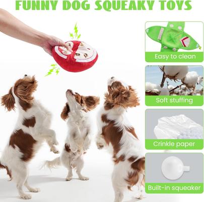 Show full view: Nocciola 4-in-1 Watermelon Enrichment Dog Toys, 3-count slide 3 of 7