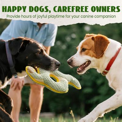 Show full view: Nocciola Durabite Ring Snake Squeaky Dog Chew Toy slide 6 of 7