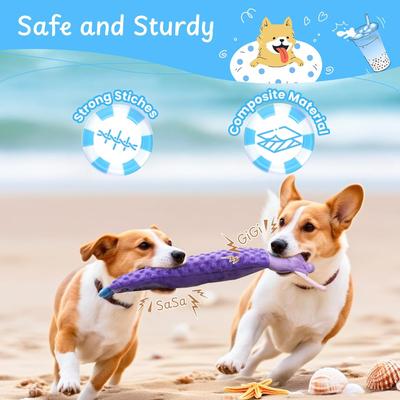 Show full view: Nocciola Summer Drinks Flat Dog Toys, 3 count slide 10 of 10