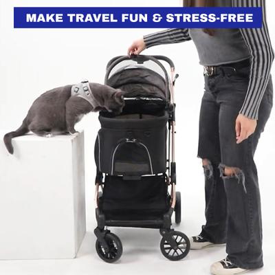 Show full view: Travel Cat The Whisker Wagon Deluxe Cat Stroller slide 5 of 10