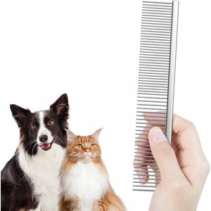 aumuca Stainless Steel Dog & Cat Grooming Comb