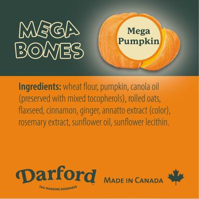 Show full view: Darford Mega Pumpkin Bone Dog Treat, 1 count slide 8 of 9
