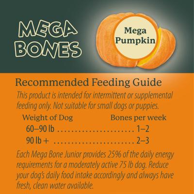 Show full view: Darford Mega Pumpkin Bone Dog Treat, 1 count slide 6 of 9