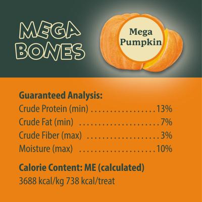 Show full view: Darford Mega Pumpkin Bone Dog Treat, 1 count slide 7 of 9