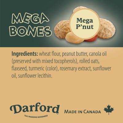 Show full view: Darford Mega P'Nut Flavor Bone Dog Treat, 7-oz slide 8 of 8