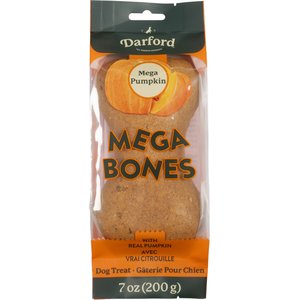 Darford Mega Pumpkin Bone Dog Treat, 1 count