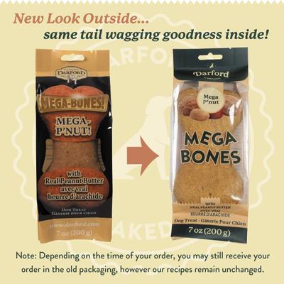 Show full view: Darford Mega P'Nut Flavor Bone Dog Treat, 7-oz slide 3 of 8