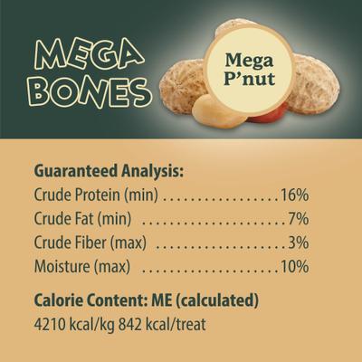 Show full view: Darford Mega P'Nut Flavor Bone Dog Treat, 7-oz slide 6 of 8