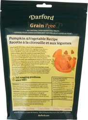 Darford Grain-Free Baked Pumpkin Recipe with Mixed Vegetables Dog Treats, 12-oz bag slide 2 of 7