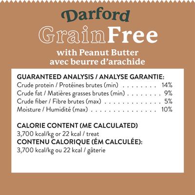 Show full view: Darford Grain-Free Peanut Butter Recipe Dog Treats, 12-oz bag slide 6 of 9