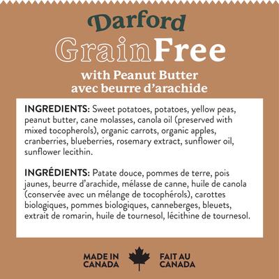 Show full view: Darford Grain-Free Peanut Butter Recipe Dog Treats, 12-oz bag slide 7 of 9