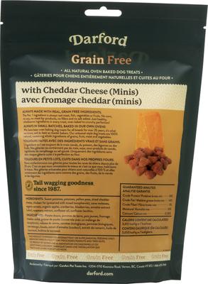Show full view: Darford Grain-Free Baked Cheddar Cheese Recipe Mini Dog Treats, 12-oz bag slide 4 of 9