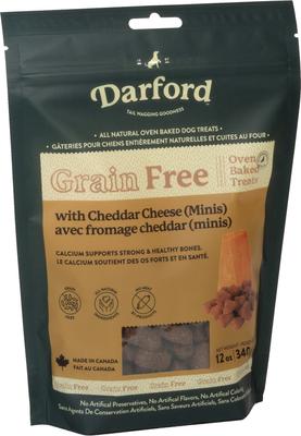 Show full view: Darford Grain-Free Baked Cheddar Cheese Recipe Mini Dog Treats, 12-oz bag slide 5 of 9