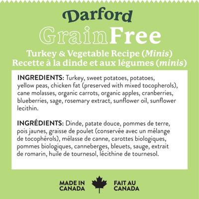 Show full view: Darford Grain-Free Turkey Recipe Dog Treats, 12-oz bag slide 7 of 10