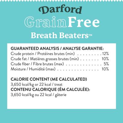 Show full view: Darford Breath Beaters Grain-Free Dog Treats, 12-oz bag slide 6 of 9