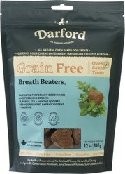 Darford Breath Beaters Grain-Free Dog Treats, 12-oz bag
