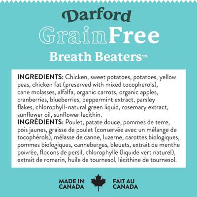 Show full view: Darford Breath Beaters Grain-Free Dog Treats, 12-oz bag slide 7 of 9