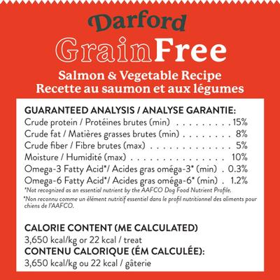 Show full view: Darford Grain-Free Salmon Recipe Dog Treats, 12-oz bag slide 6 of 9