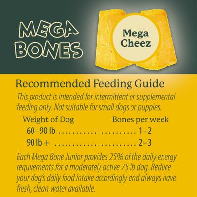 Show full view: Darford Mega Cheez Bone Dog Treat, 7-oz slide 6 of 9