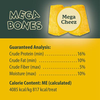 Show full view: Darford Mega Cheez Bone Dog Treat, 7-oz slide 7 of 9