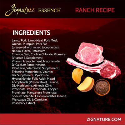 Show full view: Essence Limited Ingredient Recipe Ranch Recipe Dry Dog Food, 3.5-lb bag slide 5 of 9