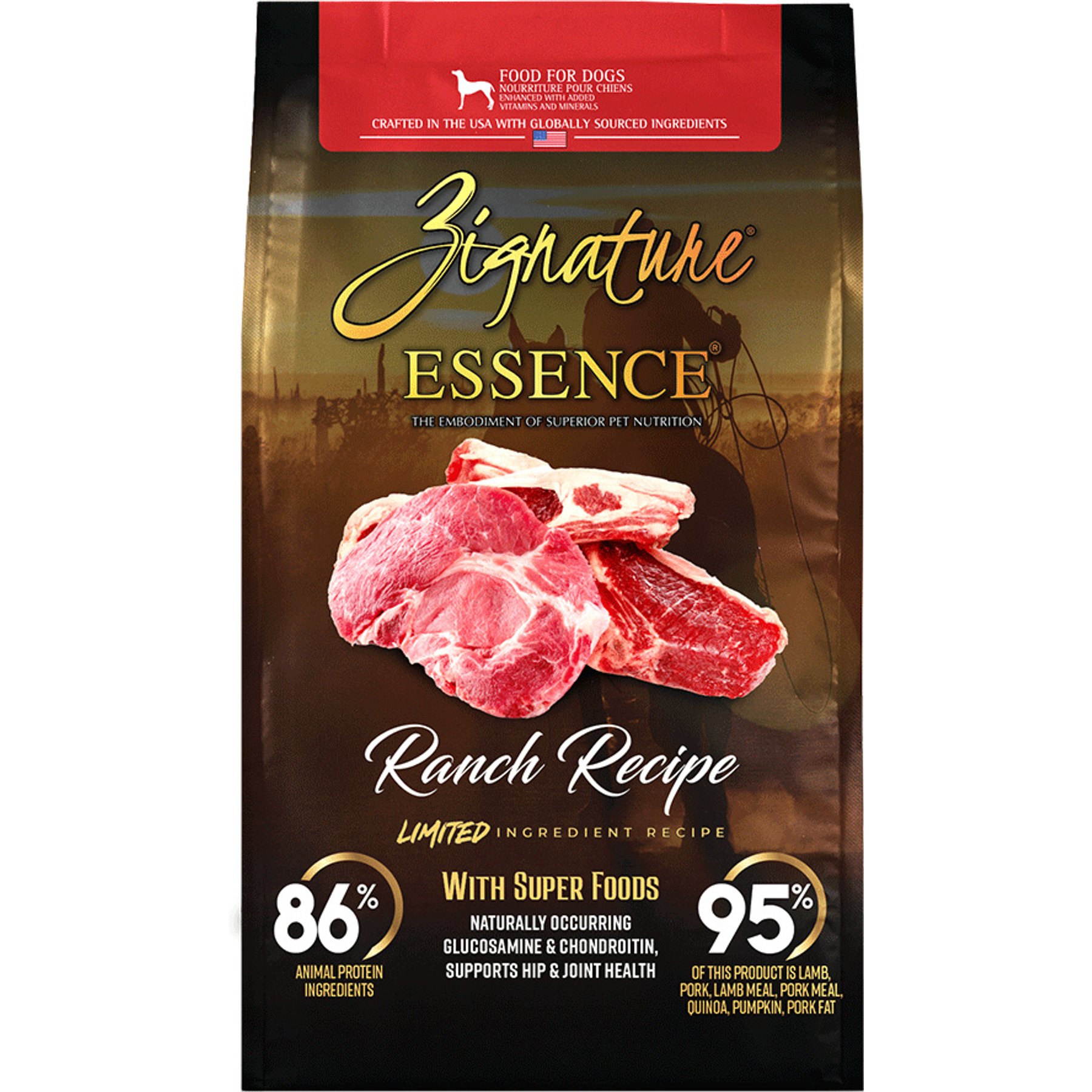 Essence Limited Ingredient Recipe Ranch Recipe Dry Dog Food, 42-lb bundle