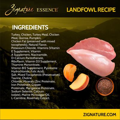 Show full view: Essence Limited Ingredient Recipe Landfowl Recipe Dry Dog Food, 3.5-lb bag slide 5 of 9
