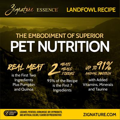 Show full view: Essence Limited Ingredient Recipe Landfowl Recipe Dry Dog Food, 3.5-lb bag slide 4 of 9