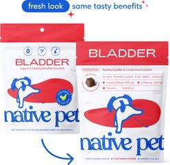Native Pet Cranberry Bladder Chews Kidney & Urinary Supplement for Dogs, 120 count slide 2 of 7
