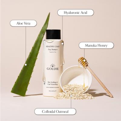 Show full view: Goldie Healthy Coat Dog Shampoo, 16-fl oz bottle slide 3 of 3