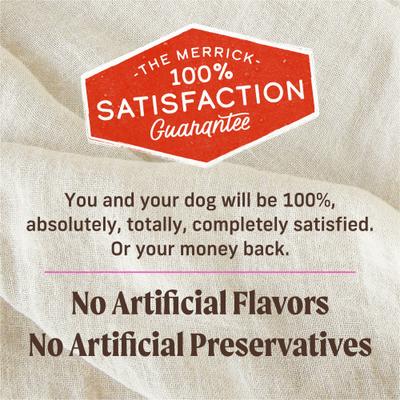 Show full view: Merrick Kitchen Comforts Healthy Grains Turkey Meatloaf with Brown Rice Wet Dog Food, 12.7-oz can, case of 12 slide 9 of 13