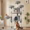 Show in main carousel: Yaheetech 69-in Multi-Level Cat Tree, Light Gray slide 1 of 8