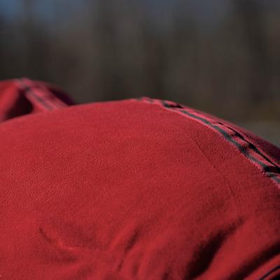 Show full view: Equinavia Norse Fleece Horse Quarter Sheet, Equestrian Red/Black, Medium slide 4 of 6