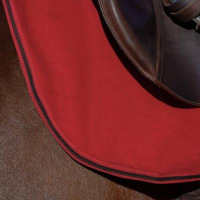 Show full view: Equinavia Norse Fleece Horse Quarter Sheet, Equestrian Red/Black, Medium slide 2 of 6
