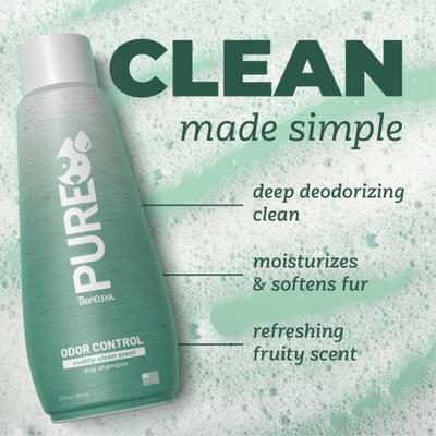 Show full view: TropiClean PURE Cuddly Clean Odor Control Dog Shampoo, 22-fl oz bottle slide 5 of 9