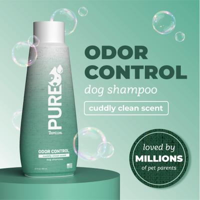 Show full view: TropiClean PURE Cuddly Clean Odor Control Dog Shampoo, 22-fl oz bottle slide 3 of 9