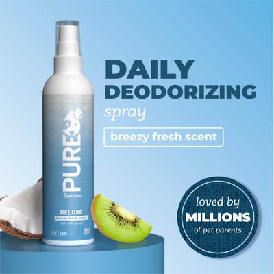 Show full view: TropiClean PURE Berry Fresh Deluxe 2-in-1 Dog Deodorizing Perfume Spray, 8-fl oz bottle slide 2 of 8