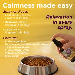PawTides Chillax Calming Supplement Spray for Dogs & Cats, 2-fl oz bottle slide 2 of 3