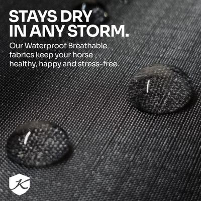 Show full view: Kensington Protective Products Signature Light Weight Horse Turnout Blanket, 81-in, Harbor slide 8 of 10