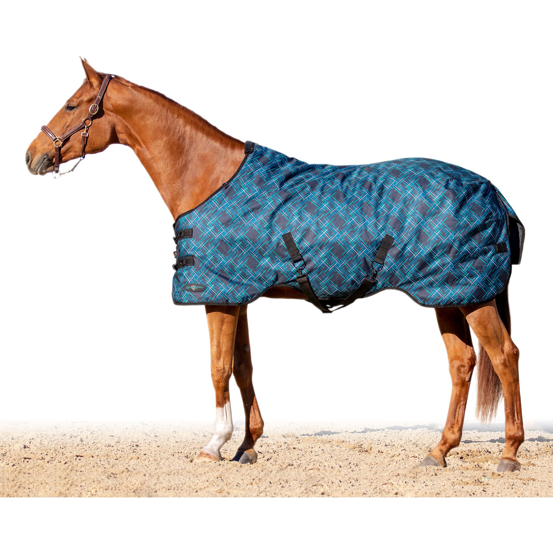 Kensington Protective Products Signature Light Weight Horse Turnout Blanket, 72-in, Atlantis