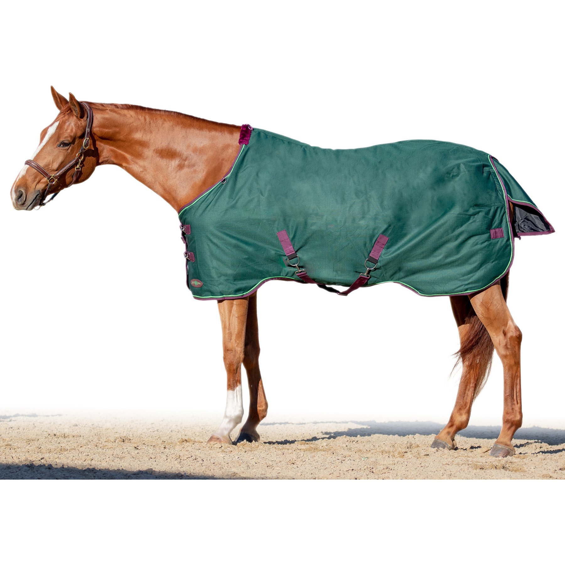 Kensington Protective Products Signature Light Weight Horse Turnout Blanket, 72-in, Hunter