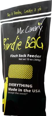 Show full view: Mr. Canary Co. Birdie Bag Finch Sock Feeder, Yellow, 13-oz slide 2 of 9
