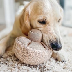 Lambwolf Guu Plush Dog Toy, Oat, Small: 5-in slide 2 of 4