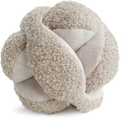 Lambwolf Monti Plush Dog Toy, Oat, 6-in