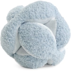 Lambwolf Monti Squeaky Plush Dog Toy, Blue, 6-in