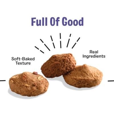 Show full view: Three Dog Bakery Soft Baked AssortMutt Trio, Oat, PB, & Vanilla Dog Treats, 3-lb bag slide 5 of 10