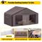 Show in main carousel: Aivituvin-AIR92-M-IN-HP Wooden Outdoor Heated Cat House with Insulation & Heating Pad, Medium, Gray slide 6 of 9
