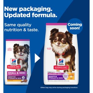 Hill's Science Diet Adult Sensitive Stomach & Sensitive Skin Small Breed & Mini Breed Chicken Recipe Dry Dog Food, 15-lb bag
