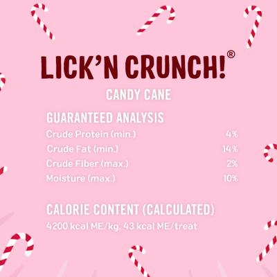 Show full view: Three Dog Bakery Lick'n Crunch Festive Holiday Candy Cane Dog Treats, 13-oz bag slide 8 of 10